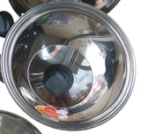 Wok Cover with Glass Insert 32, 34, 36, 38, 40cm 玻璃锅盖