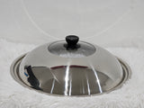 Wok Cover with Glass Insert 32, 34, 36, 38, 40cm 玻璃锅盖