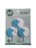 Plastic Wall Hooks 3Pcs 粘钩
