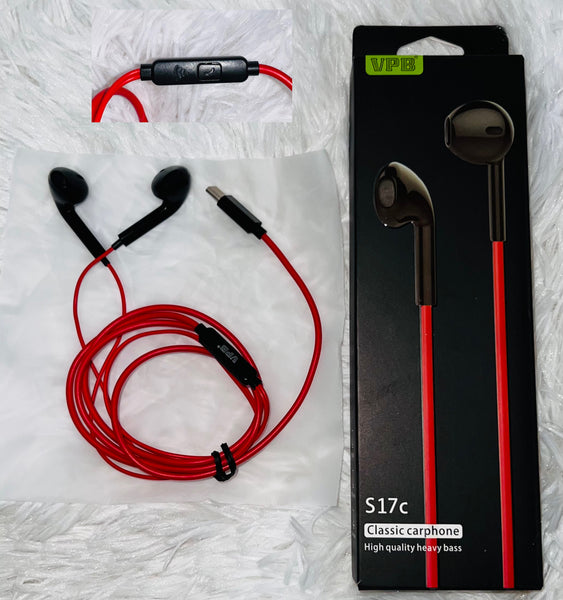 S17c Classic Earphone Type-C