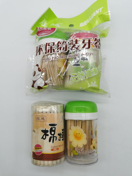 Cotton Buds & Toothpicks Pack F049 棉棒牙签F049