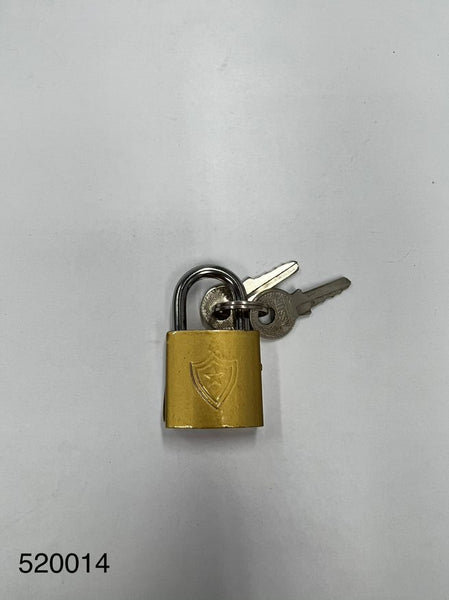 Iron Padlock 152 25mm 一字仿铜挂锁152 *12Pcs