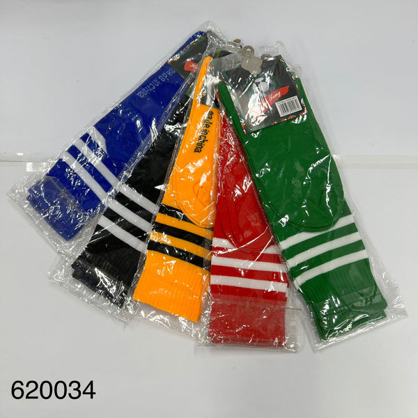 Soccer Socks Assorted Colours (12 Pairs) 足球运动袜12双