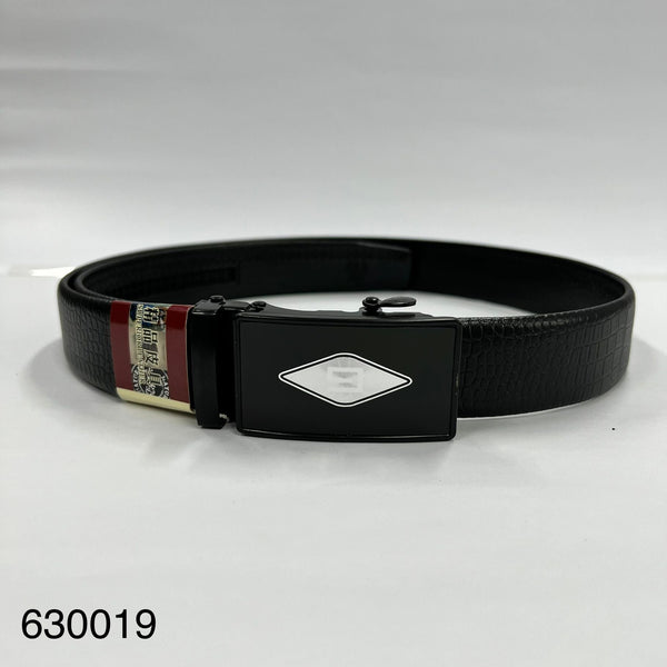 PVC Leather Auto Buckle Belt P6110 耐刮夹扣皮带P6110 *12Pcs