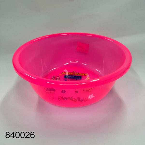 Transparent Plastic Basin 0133 28cm 塑料盆0133