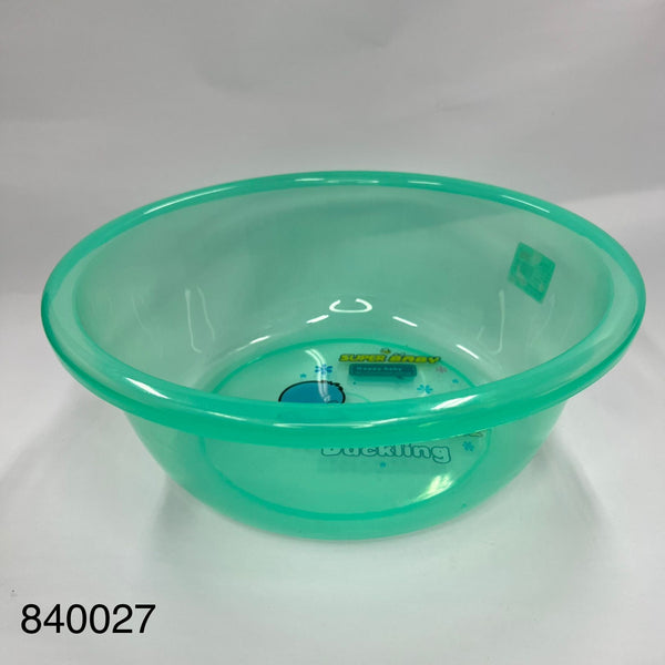 Transparent Plastic Basin 0134 33cm 塑料盆0134