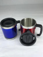 Double-layer Stainless Steel Cup with Cover 双层马可杯