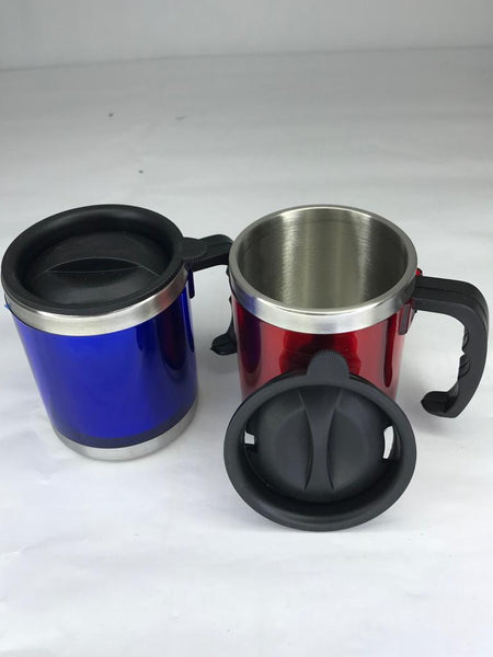 Double-layer Stainless Steel Cup with Cover 双层马可杯