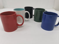 Porcelain Cup with Handle (Assorted Colours) 9cm 色釉杯 *48PCS