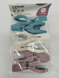 Plastic Cloth Pegs Large 6Pcs 1633 彩色塑料衣夹6个（大）1633