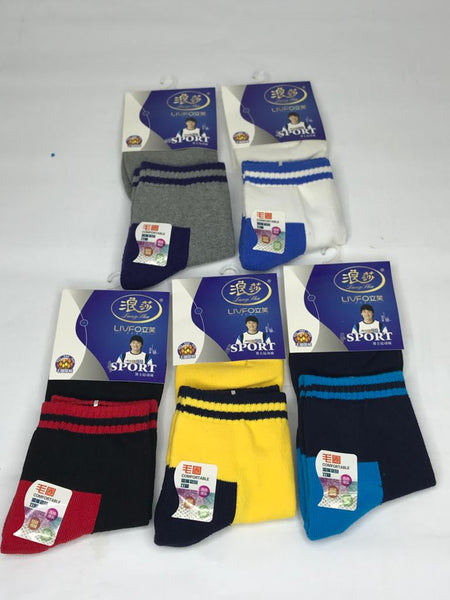 Mid-cut Sport Socks LV4021 中筒运动袜LV4021 *10Pairs