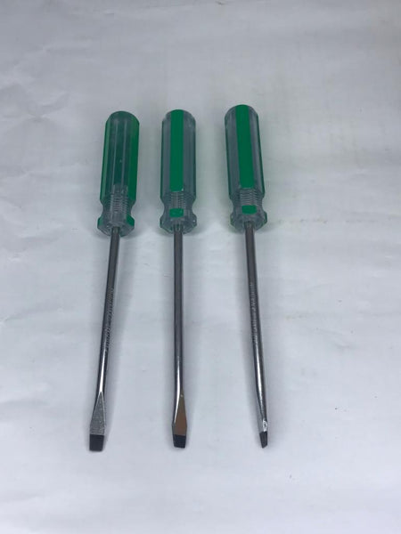 Screwdriver (Flat Head)  螺丝刀5寸- *12Pcs