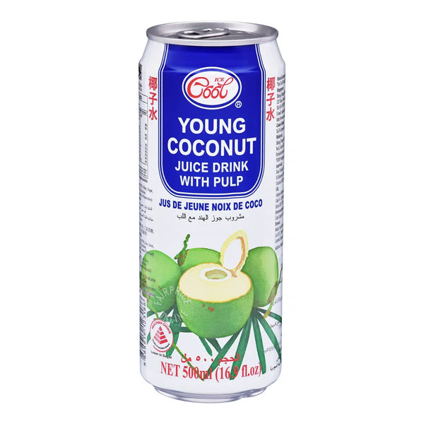 Ice Cool Young Coconut Juice 500ml Can