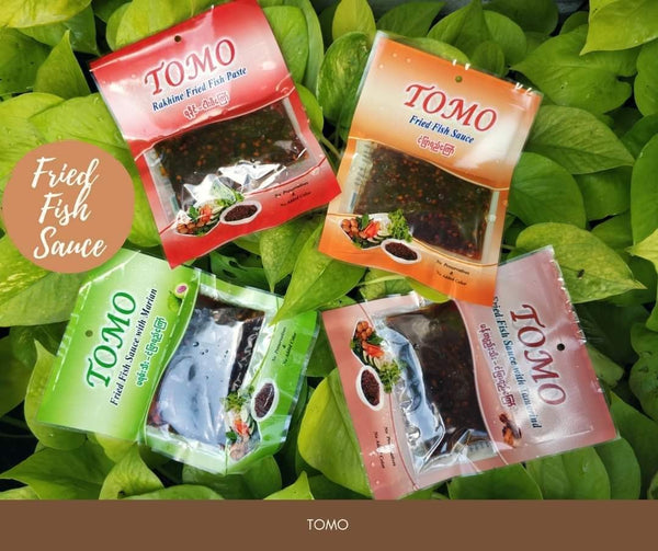 TOMO FRIED FISH SAUCE 4FLAVOUR 60G *5PCS/PKT